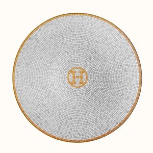HERMES Mosaique au 24 gold bread and butter plate